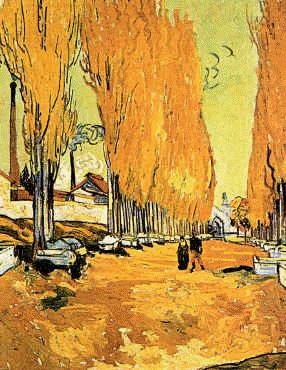 Vincent Van Gogh Les Alicamps china oil painting image